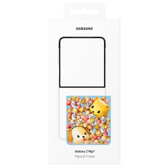 Samsung Husa Originala FlipSuit Samsung Galaxy Z Flip7 Transparent (ArcoExpert, EF-ZF766CTEGWW) by www.silkase.ro
