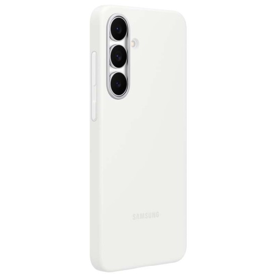Husa silicon Samsung EF-PS731CWE pentru Galaxy S25 FE, alb (S25 FE, 57983127712) by www.silkase.ro
