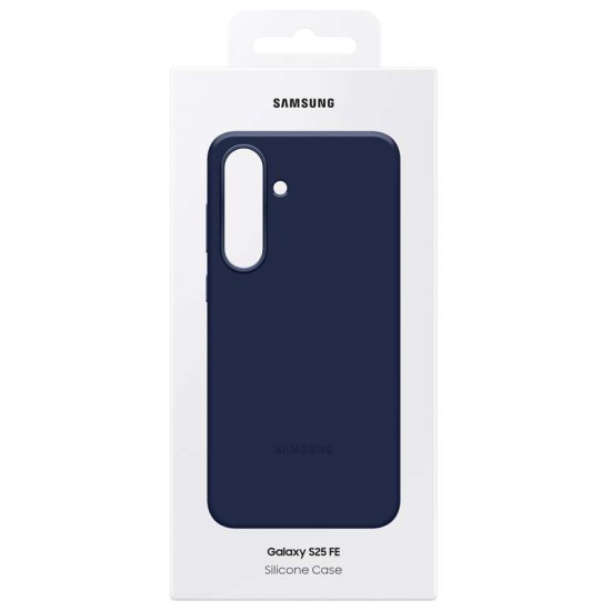 Husa silicon Samsung EF-PS731CNE pentru Galaxy S25 FE, albastru inchis (S25 FE, 57983127716) by www.silkase.ro