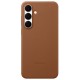 Husa Samsung piele vegana EF-VS731PAE pentru Galaxy S25 FE, maro (S25 FE, 57983127727) by www.silkase.ro