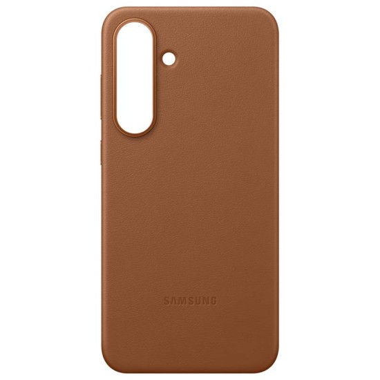 Husa Samsung piele vegana EF-VS731PAE pentru Galaxy S25 FE, maro (S25 FE, 57983127727) by www.silkase.ro