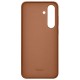 Husa Samsung piele vegana EF-VS731PAE pentru Galaxy S25 FE, maro (S25 FE, 57983127727) by www.silkase.ro
