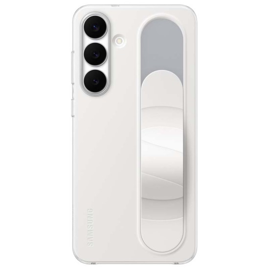 Husa Samsung Standing Grip EF-GS731CWE pentru Galaxy S25 FE, alb (S25 FE, 57983127708) by www.silkase.ro