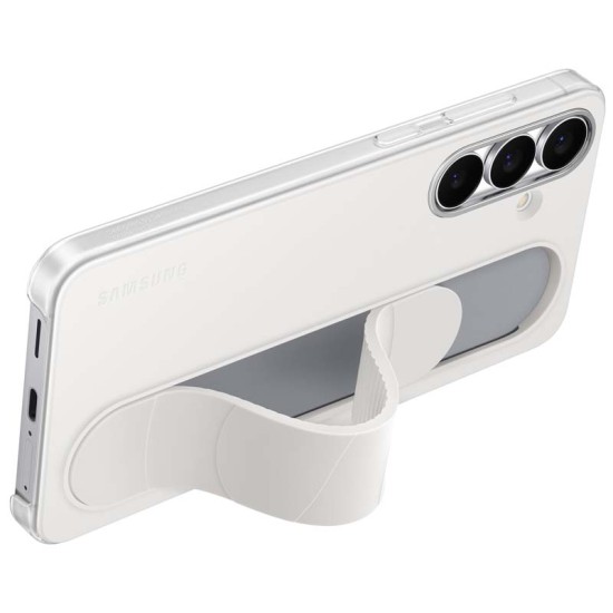 Husa Samsung Standing Grip EF-GS731CWE pentru Galaxy S25 FE, alb (S25 FE, 57983127708) by www.silkase.ro