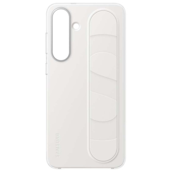 Husa Samsung Standing Grip EF-GS731CWE pentru Galaxy S25 FE, alb (S25 FE, 57983127708) by www.silkase.ro