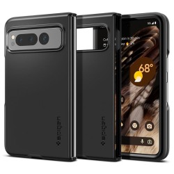 Husa slim, Spigen, Thin Fit, compatibila cu Google Pixel Fold, Negru
