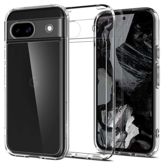 Husa Spigen Ultra Hybrid pentru Google Pixel 8a, transparent (Spigen, Pixel 8a) by www.silkase.ro Husa Spigen Ultra Hybrid pentru Google Pixel 8a, transparent (Pixel 8a, ACS07260) by www.silkase.ro