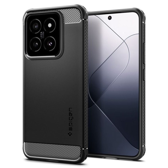 Husa Spigen Rugged Armor, pentru Xiaomi 14, negru mat (Spigen, Ingredi) by www.silkase.ro Husa Spigen Rugged Armor, pentru Xiaomi 14, negru mat (, ACS07422) by www.silkase.ro