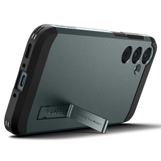 Husa Spigen Tough Armor, pentru Samsung Galaxy A35, verde abyss (Spigen, Telefoane Samsung) by www.silkase.ro Husa Spigen Tough Armor, pentru Samsung Galaxy A35, verde abyss (Telefoane Samsung, ACS07518) by www.silkase.ro