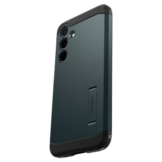 Husa Spigen Tough Armor pentru Samsung Galaxy A55, verde abyss (Telefoane Samsung, ACS07532) by www.silkase.ro