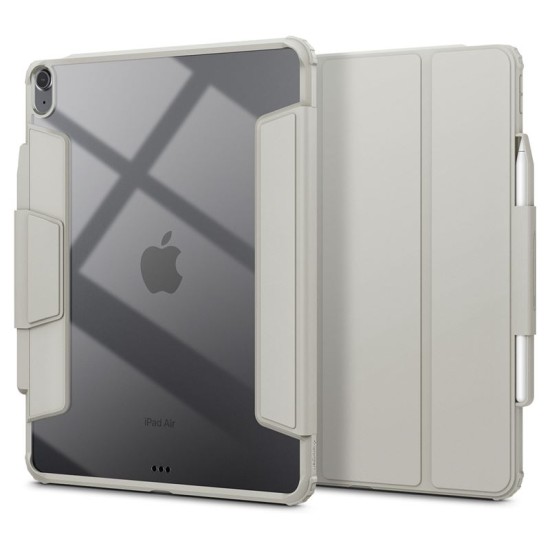Husa Spigen Air Skin Pro pentru Apple iPad Air 13" 2024, gri (Ingredi, ACS07677) by www.silkase.ro