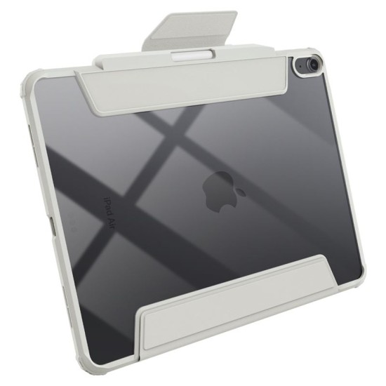 Husa Spigen Air Skin Pro pentru Apple iPad Air 13" 2024, gri (Ingredi, ACS07677) by www.silkase.ro