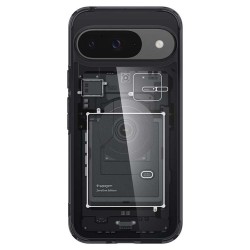Husa Spigen Ultra Hybrid zero one pentru Google Pixel 9 Pro/Pixel 9, negru