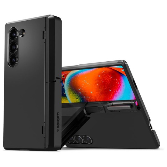 Spigen Tough Armor Pro, pentru Samsung Galaxy Z Fold6, negru (Spigen, Telefoane Samsung) by www.silkase.ro Spigen Tough Armor Pro, pentru Samsung Galaxy Z Fold6, negru (Telefoane Samsung, ACS07826) by www.silkase.ro
