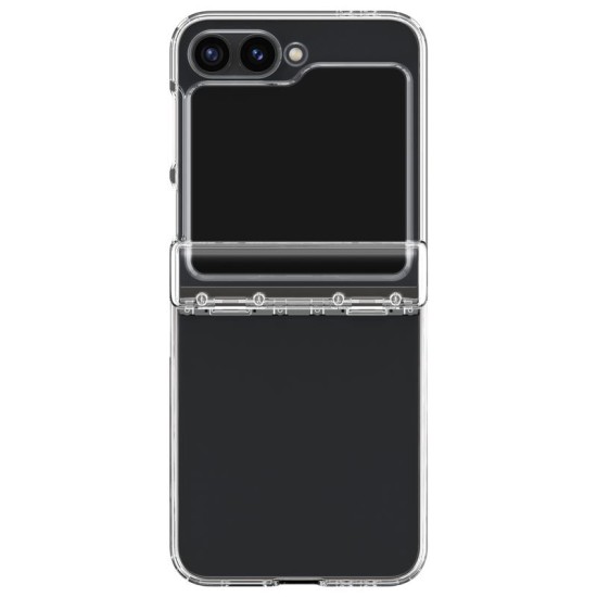Husa Spigen, Ultra Hybrid. pentru Samsung Galaxy Z Flip6/7 FE, Crystal Clear (Z Flip 7 FE, ACS07834) by www.silkase.ro
