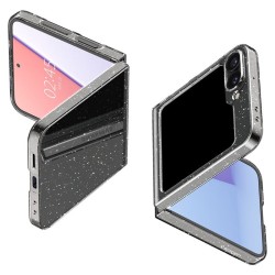 Husa Spigen, cristal pentru Samsung Galaxy Z Flip6/7 FE, glitter Husa Spigen, cristal pentru Samsung Galaxy Z Flip6/7 FE, glitter