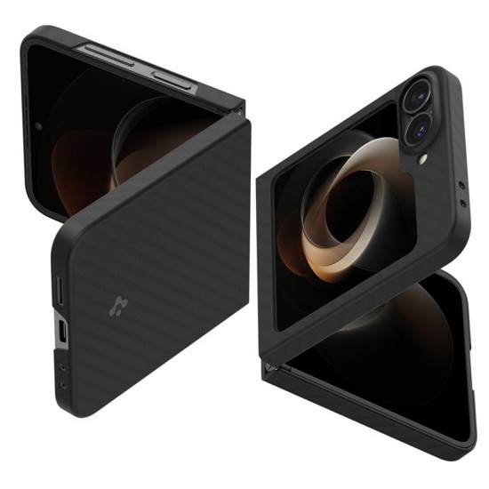 Spigen Air Skin, aramid pentru Samsung Galaxy Z Flip6/7 FE, negru (Spigen, Z Flip 7 FE) by www.silkase.ro Spigen Air Skin, aramid pentru Samsung Galaxy Z Flip6/7 FE, negru (Z Flip 7 FE, ACS07843) by www.silkase.ro