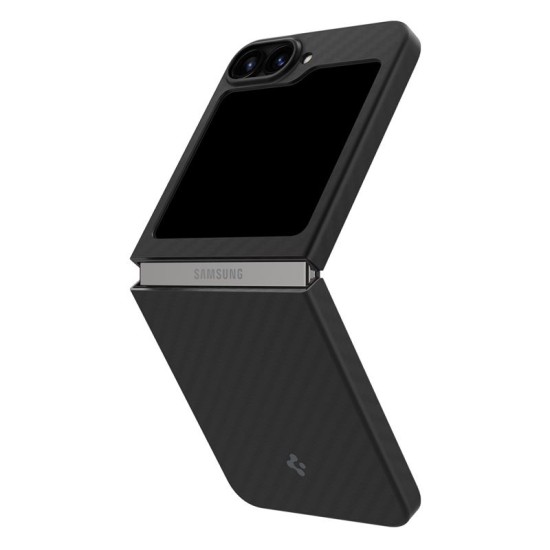 Spigen Air Skin, aramid pentru Samsung Galaxy Z Flip6/7 FE, negru (Spigen, Z Flip 7 FE) by www.silkase.ro Spigen Air Skin, aramid pentru Samsung Galaxy Z Flip6/7 FE, negru (Z Flip 7 FE, ACS07843) by www.silkase.ro