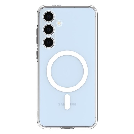Husa Spigen Ultra Hybrid OneTap Metal Ring MagSafe pentru Samsung Galaxy S24 FE, alb/transparent (Spigen, Telefoane Samsung) by www.silkase.ro Husa Spigen Ultra Hybrid OneTap Metal Ring MagSafe pentru Samsung Galaxy S24 FE, alb/transparent (Telefoane Samsung, ACS08622) by www.silkase.ro