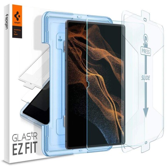 Folie sticla, Spigen, cu sistem de montare Case friendly, GLAS.tR EZ FIT, compatibila cu Samsung Galaxy Tab S8 Ultra 14.6 inch (Spigen, Ingredi) by www.silkase.ro Folie sticla, Spigen, cu sistem de montare Case friendly, GLAS.tR EZ FIT, compatibila cu Samsung Galaxy Tab S8 Ultra 14.6 inch (Ingredi, AGL04226) by www.silkase.ro