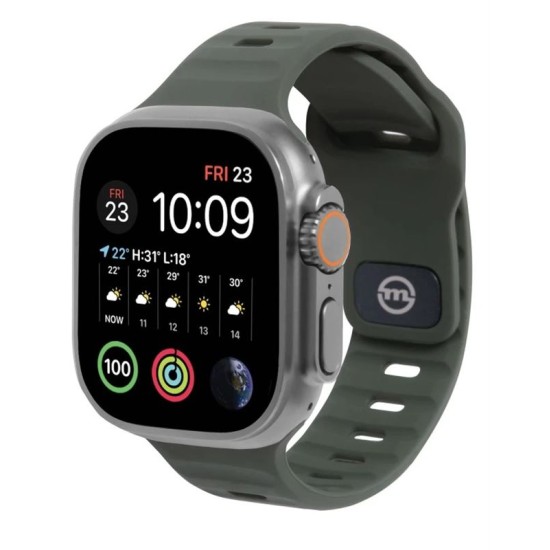 Curea Mobile Origin Strap, pentru Apple Watch 49mm/45mm/44mm/42mm, olive (, SmartWatch & Ceas) by www.silkase.ro MOBILE ORIGIN Curea Apple Watch 49/46/45/44/42mm (Ultra 3/Seria 11), Olive (SmartWatch & Ceas, AWS-01-GRN) by www.silkase.ro