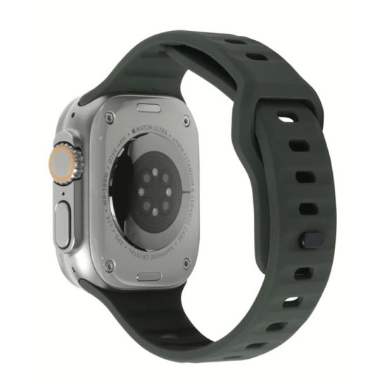 Curea Mobile Origin Strap, pentru Apple Watch 49mm/45mm/44mm/42mm, olive (, SmartWatch & Ceas) by www.silkase.ro MOBILE ORIGIN Curea Apple Watch 49/46/45/44/42mm (Ultra 3/Seria 11), Olive (SmartWatch & Ceas, AWS-01-GRN) by www.silkase.ro