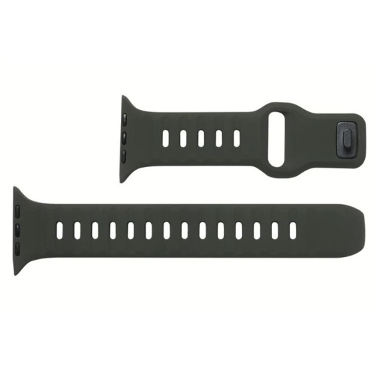 Curea Mobile Origin Strap, pentru Apple Watch 49mm/45mm/44mm/42mm, olive (, SmartWatch & Ceas) by www.silkase.ro MOBILE ORIGIN Curea Apple Watch 49/46/45/44/42mm (Ultra 3/Seria 11), Olive (SmartWatch & Ceas, AWS-01-GRN) by www.silkase.ro