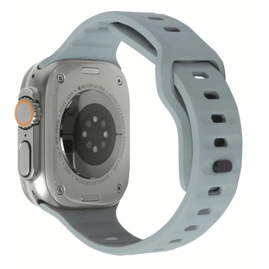 Curea Mobile Origin Strap, pentru Apple Watch 49mm/45mm/44mm/42mm, gri (, SmartWatch & Ceas) by www.silkase.ro MOBILE ORIGIN Curea Apple Watch 49/46/45/44/42mm (Ultra 3/Seria 11), Gri (SmartWatch & Ceas, AWS-01-LGR) by www.silkase.ro