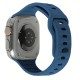 MOBILE ORIGIN Curea Apple Watch 49/46/45/44/42mm (Ultra 3/Seria 11), Albastru Ocean (SmartWatch & Ceas, AWS-01-SBL) by www.silkase.ro