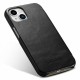 Husa flip iCarer, pentru Apple iPhone 13, din piele, tip carte cu clapeta curbata, negru (iPhone 13, H2223) by www.silkase.ro