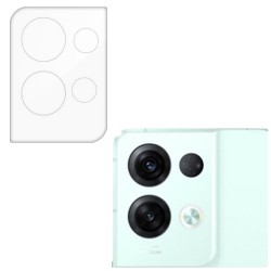 Folie sticla SILKASE pentru Oppo Reno8 5G, Protectie Camera, Full Glue, transparenta