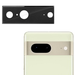 Folie sticla SILKASE pentru Google Pixel 7, Protectie Camera,3D, Full Glue, transparent/negru