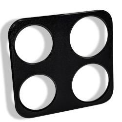 Rama camera Aluminiu SILKASE pentru OnePlus 10T, FullGlue, negru