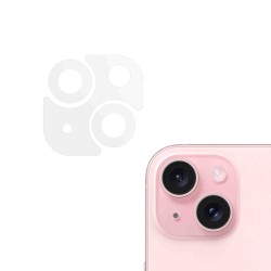 Set 3 folii SILKASE pentru Apple iPhone 15 Plus, protectie camera foto, silicon regenerabil