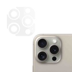 Set 3 folii SILKASE pentru Apple iPhone 15 Pro, protectie camera foto, silicon regenerabil