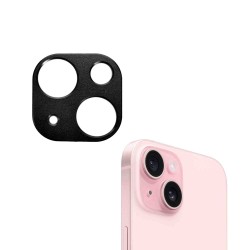 Rama camera Aluminiu SILKASE pentru Apple iPhone 15 Plus, FullGlue, negru Rama camera Aluminiu SILKASE pentru Apple iPhone 15 Plus, FullGlue, negru