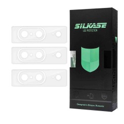 Set 3 folii SILKASE pentru Google Pixel 8, protectie camera foto, silicon regenerabil