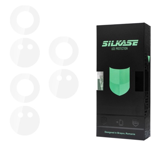 Set 3 folii SILKASE pentru Huawei Nova 11 SE, protectie camera foto, silicon regenerabil (SILKASE, Set Folii Camere silicon) by www.silkase.ro Set 3 folii SILKASE pentru Huawei Nova 11 SE, protectie camera foto, silicon regenerabil (Nova 11 SE, C0533) by www.silkase.ro
