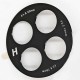 Rama camera Aluminiu SILKASE pentru OnePlus 12, FullGlue, negru (Telefoane OnePlus, C0536) by www.silkase.ro