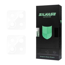 Set 2 folii SILKASE pentru Xiaomi Poco X6, protectie camera foto, silicon regenerabil