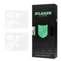 Set 2 folii SILKASE pentru Xiaomi Poco M6 Pro, protectie camera foto, silicon regenerabil Set 2 folii SILKASE pentru Xiaomi Poco M6 Pro, protectie camera foto, silicon regenerabil
