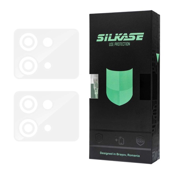 Set 2 folii SILKASE pentru Xiaomi Poco M6 Pro, protectie camera foto, silicon regenerabil (SILKASE, Folii Silicon Camera) by www.silkase.ro Set 2 folii SILKASE pentru Xiaomi Poco M6 Pro, protectie camera foto, silicon regenerabil (13T Pro, C0543) by www.silkase.ro