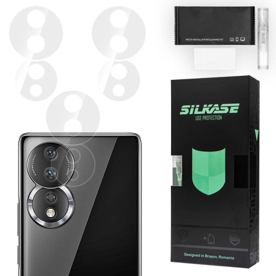 Set 3 folii SILKASE pentru Honor 80, protectie camera foto, silicon regenerabil (SILKASE, 80) by www.silkase.ro Set 3 folii SILKASE pentru Honor 80, protectie camera foto, silicon regenerabil (80, C0573) by www.silkase.ro