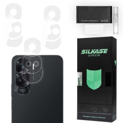 Set 3 folii SILKASE pentru Honor 90 Lite, protectie camera foto, silicon regenerabil