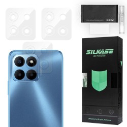 Set 3 folii SILKASE pentru Honor 70 Lite, protectie camera foto, silicon regenerabil