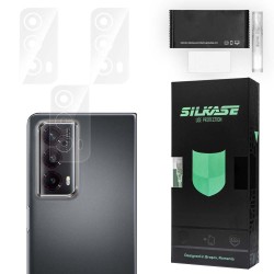 Set 3 folii SILKASE pentru Honor Magic Vs2, protectie camera foto, silicon regenerabil