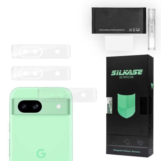 Set 3 folii SILKASE pentru Google Pixel 8a, protectie camera foto, silicon regenerabil (SILKASE, Telefoane Google) by www.silkase.ro Set 3 folii SILKASE pentru Google Pixel 8a, protectie camera foto, silicon regenerabil (Telefoane Google, C0586) by www.silkase.ro