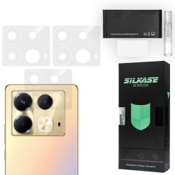 Set 3 folii SILKASE pentru Infinix Note 40, protectie camera foto, silicon regenerabil Set 3 folii SILKASE pentru Infinix Note 40, protectie camera foto, silicon regenerabil