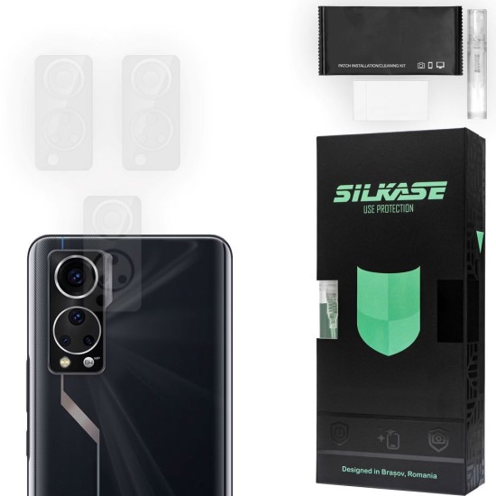 Set 3 folii SILKASE pentru ZTE Axon 30 5G, protectie camera foto, silicon regenerabil (SILKASE, Accesorii ZTE) by www.silkase.ro Set 3 folii SILKASE pentru ZTE Axon 30 5G, protectie camera foto, silicon regenerabil (Axon 30 5G, C0601) by www.silkase.ro
