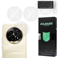 Set 3 folii SILKASE pentru Realme 13 Pro Plus, protectie camera foto, silicon regenerabil